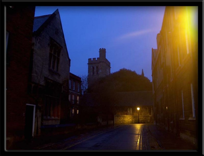    - Oxford, England Evening Oxford