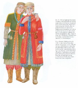   Pletneva. Costumes of Polovci