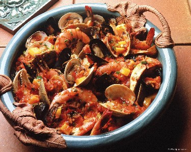    Seafood stew