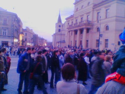   Obchody pierwszej rocznicy odejścia Jana Pawła II Wiel 2 kwietnia - Lublin