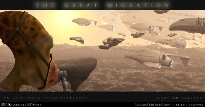   "Grand Space Opera"-3D CGTalk Contest-the best