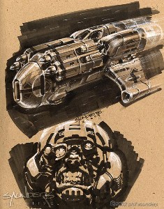   Works of Phil Saunders Concepts & Drawings