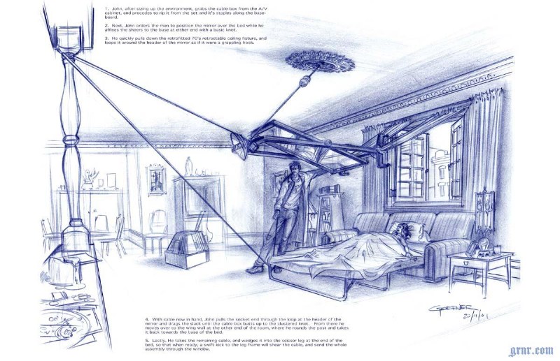   Conceptual Art of Mark Goerner Works from-X Men2,Constantine,Minority Report,SuperMan,The Terminal+personal