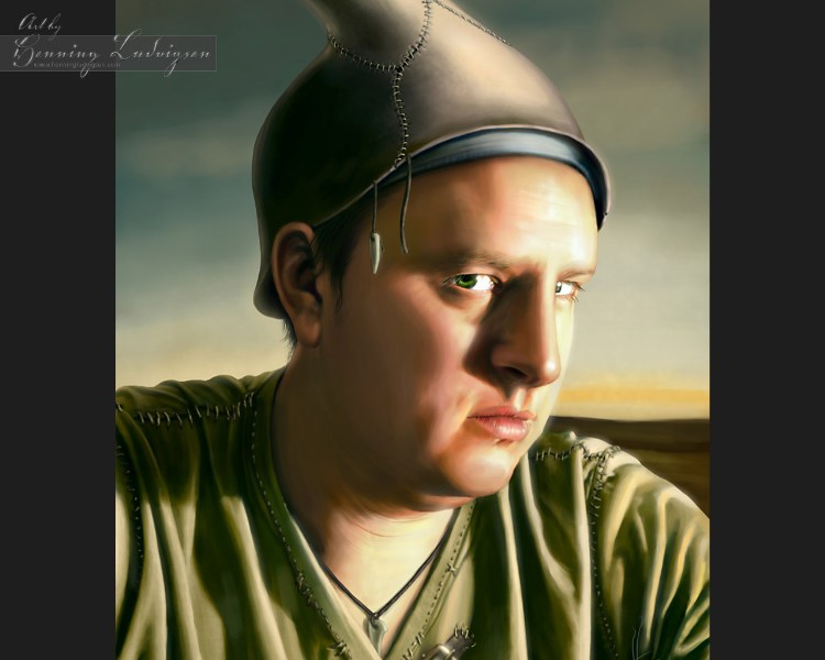   Digital Art of Henning Ludvigsen Painted in Photoshop,this is how its done