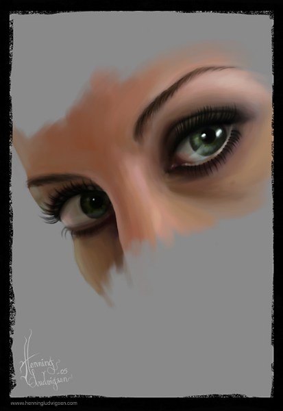   Digital Art of Henning Ludvigsen Painted in Photoshop,this is how its done