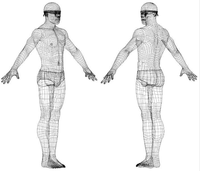   3D Characters of Francisco Cortina Characters  from "The Animatrix","Final Fantasy:The Spirits Within", "Final Fantasy IX"(game)